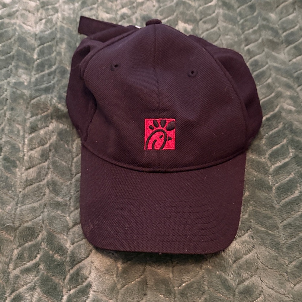 Chick fil a Hat Cap One Size Adjustable Black